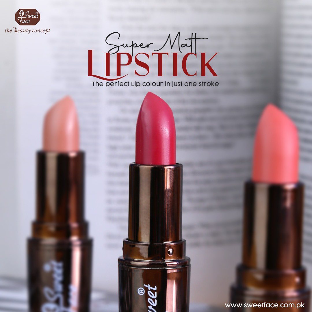 Sweet Face super Matte Lipstick
