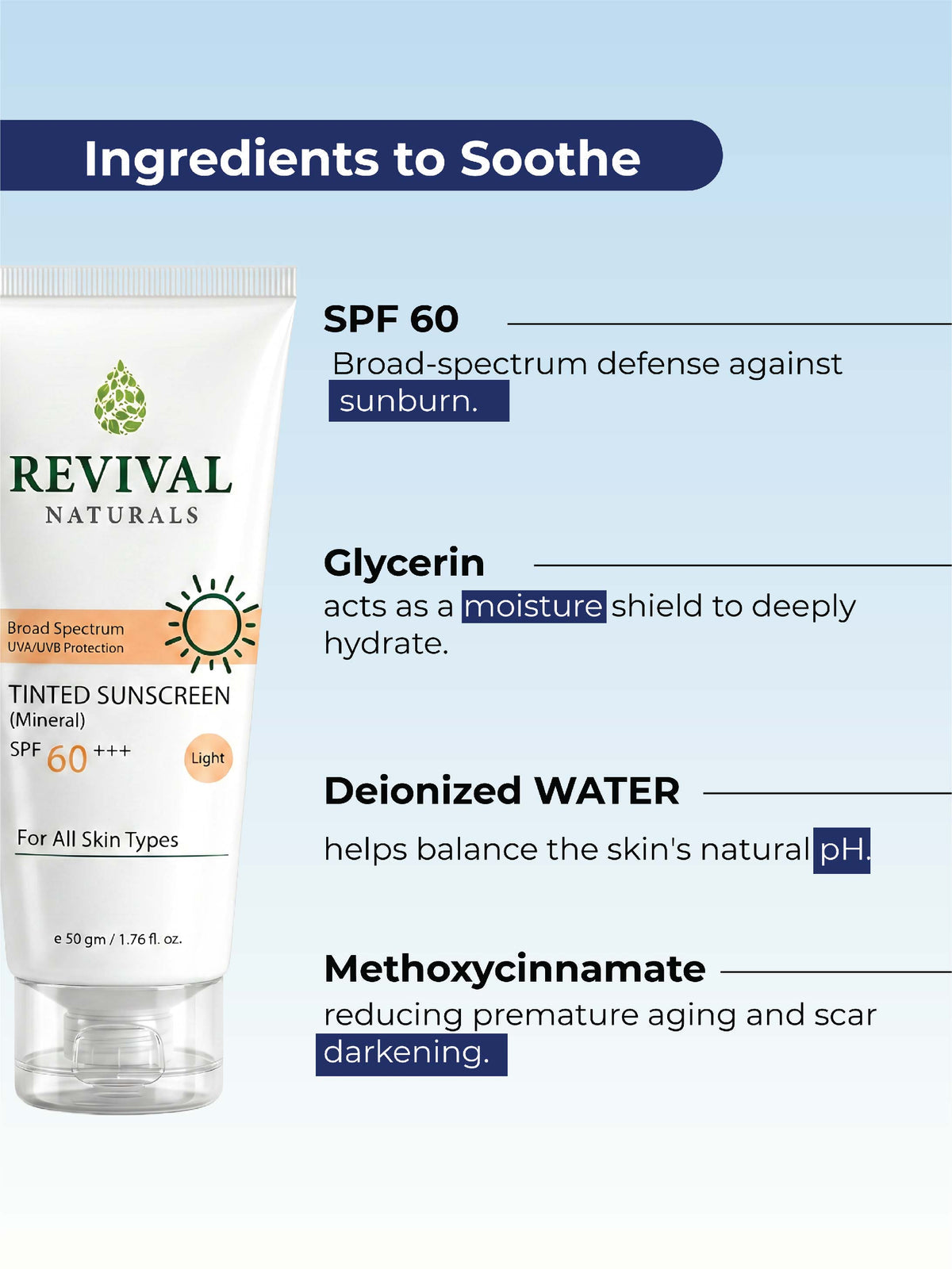 Natural ultra tinted sunscreen