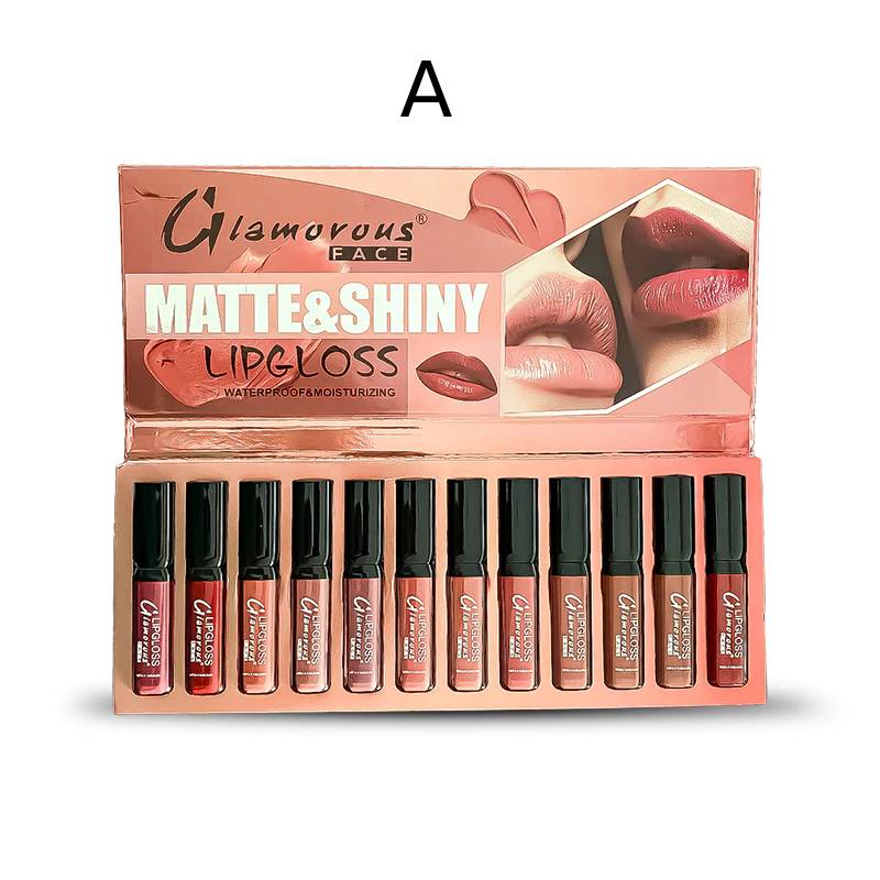 Glamorous Matte and shiny Lip Gloss