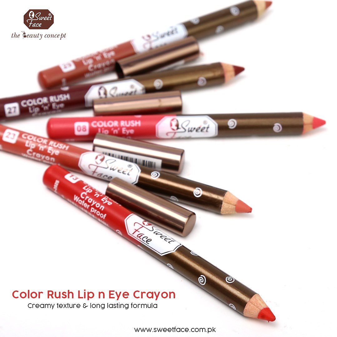 Sweet face lip and Eye pencils
